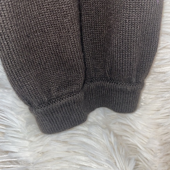 Ann Taylor 3/4-Sleeve Open Cardigan w/ Top Button, Dark Brown, Size S - Picture 3 of 6